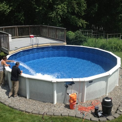 Above Ground Pools Cincinnati Pool, Above Ground Pool Landscape Pictures