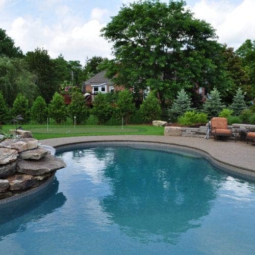 in ground pool