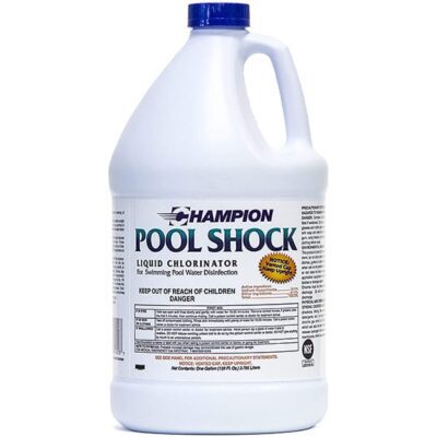 Champion Pool Shock Liquid (Sodium Hypochlorite) - 4gal
