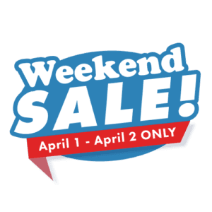 weekend sale logo