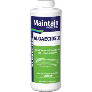 Maintain Pool Pro Algaecide 30 pool chemical for backyard pool maintenance and care