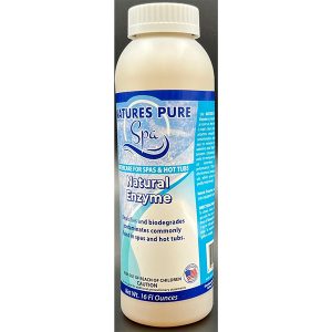 Natures Pure Spa Natural Enzyme hot tub maintenance product for pool and spa care