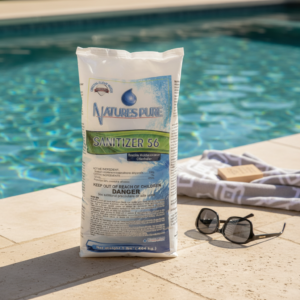 Nature’s Pure Pool Sanitizer 56 – Stabilized Granular Pool Chlorine, 1 lb