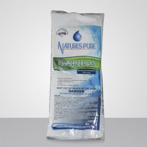 Nature's Pure Sanitizer 56 pool maintenance chemical for backyard pools