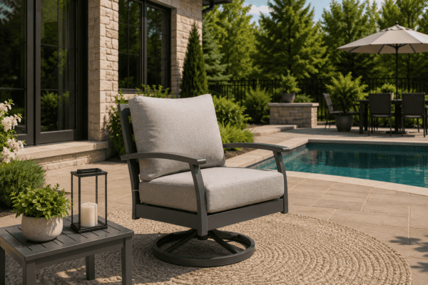 Clark club swivel rocker by Life Outside