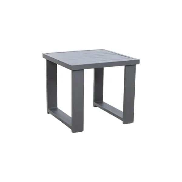 Clark End Table with Powder-Coated Aluminum Frame